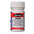 SWISSE 無刺激 易吸收 補(bǔ)鐵營養(yǎng)片 提高人體免疫力 30粒/瓶