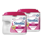 美國原裝進口 Similac雅培 Similac含鐵大豆奶粉 防腹瀉脹氣1段 657g/罐*2