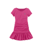 童裝 少女褶邊連衣裙 Polo拉夫勞倫 女童百褶裙