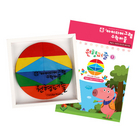 韓國 WOOD PEER 益智數學拼圖 圓形拼圖 兒童早教益智玩具