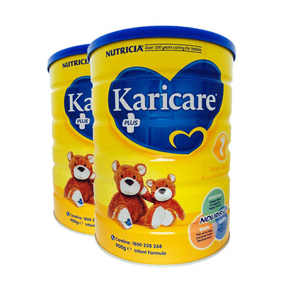 原裝進(jìn)口 Karicare可瑞康 普通裝嬰幼兒牛奶粉1段 2罐裝