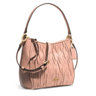 美國蔻馳 淡粉色 MADISON麥迪遜系列皺褶皮革頂部提手手袋 女士手提包 時(shí)尚休閑