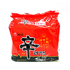 韓國農心辛拉面 牛肉香菇方便面5連包 煮面 泡面  120g/袋