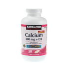 柯可蘭Kirkland Signature 鈣片600MG+維生素D3超值大瓶裝  500粒/瓶
