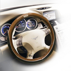 韓國STATUS汽車用品木色方向盤套A/B