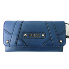 美國Guess 女士藍色長款錢包 小號手拿包 時尚簡約 14GF-234