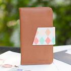 韓國Happymori 棕色皮套手機殼