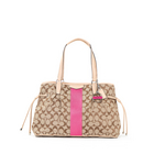 美國現(xiàn)貨 蔻馳COACH 女款印花淺棕色手提包 F28501 SKHPK