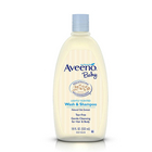 美國 Aveeno 艾維諾 天然燕麥寶寶二合一洗發沐浴露 新生兒無淚低敏沐浴露（532ml/瓶）
