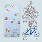 韓國Happymori“花園”之Picnic系列天藍色手機殼