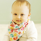 韓國Kinderspel 兒童健康面料可愛防水圍兜-萌小鳥