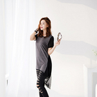 BILLYWILLY SUMMER 不規(guī)則配色T恤連衣裙