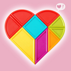 韓國 Kids Free 兒童玩具心形拼圖套裝