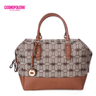 COSMOPOLITAN 時尚拼接肩包 獨特嘴唇模樣圖案 青春活力 時尚百搭