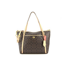 美國現貨 蔻馳COACH 女款深咖啡色手提斜挎兩用包 F26186 B4AQW