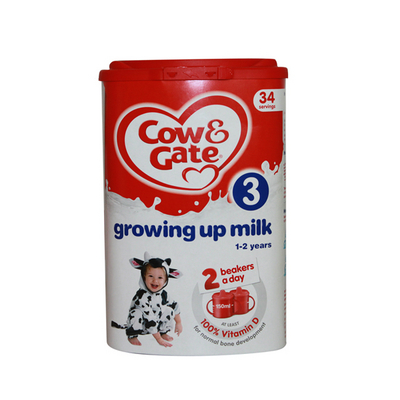 英國原裝進(jìn)口牛欄Cow&Gate 新版3段嬰兒奶粉 純凈奶源 國際品牌900g/罐