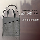 韓國人氣品牌CARGOBROS. BLANK-灰色 大手提包&斜跨包  
