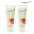 韓國(guó) The Face Shop 菲詩(shī)小鋪  草本水蜜桃泡沫潔面膏170g