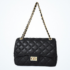 韓國PIXION 時尚菱格紋鏈條手拿單肩女包 