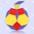 韓國 Kids Free兒童玩具圖形塊拼圖套裝