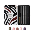 ZEBRA 神奇凝膠眼線筆眼影 5種魅力色彩 防汗 防水 防油膩 持久亮美