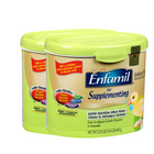 美國原裝進口 Enfamil美贊臣 Supplementing 母乳補充嬰兒配方奶粉 610g/罐*2