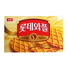 韓國(guó)樂(lè)天奶油瓦夫餅干/雞蛋煎餅 160g