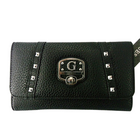 美國Guess 黑色長款三折錢包 小號手拿包 前衛百搭 P4157238