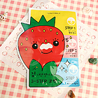 韓國人氣品牌 Tonymoly 魔法森林 去黑頭收縮毛孔3步驟 草莓鼻貼