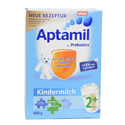 德國原裝進(jìn)口 美樂寶 Aptamil愛他美2+奶粉 2歲以上寶寶 600g/罐