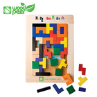 韓國 WOOD PEER 圖形俄羅斯方塊 兒童早教益智玩具