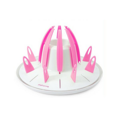 韓國 M'etonne 花式嬰兒用品奶瓶晾干架/整理架/晾曬架/收納架（粉紅色）